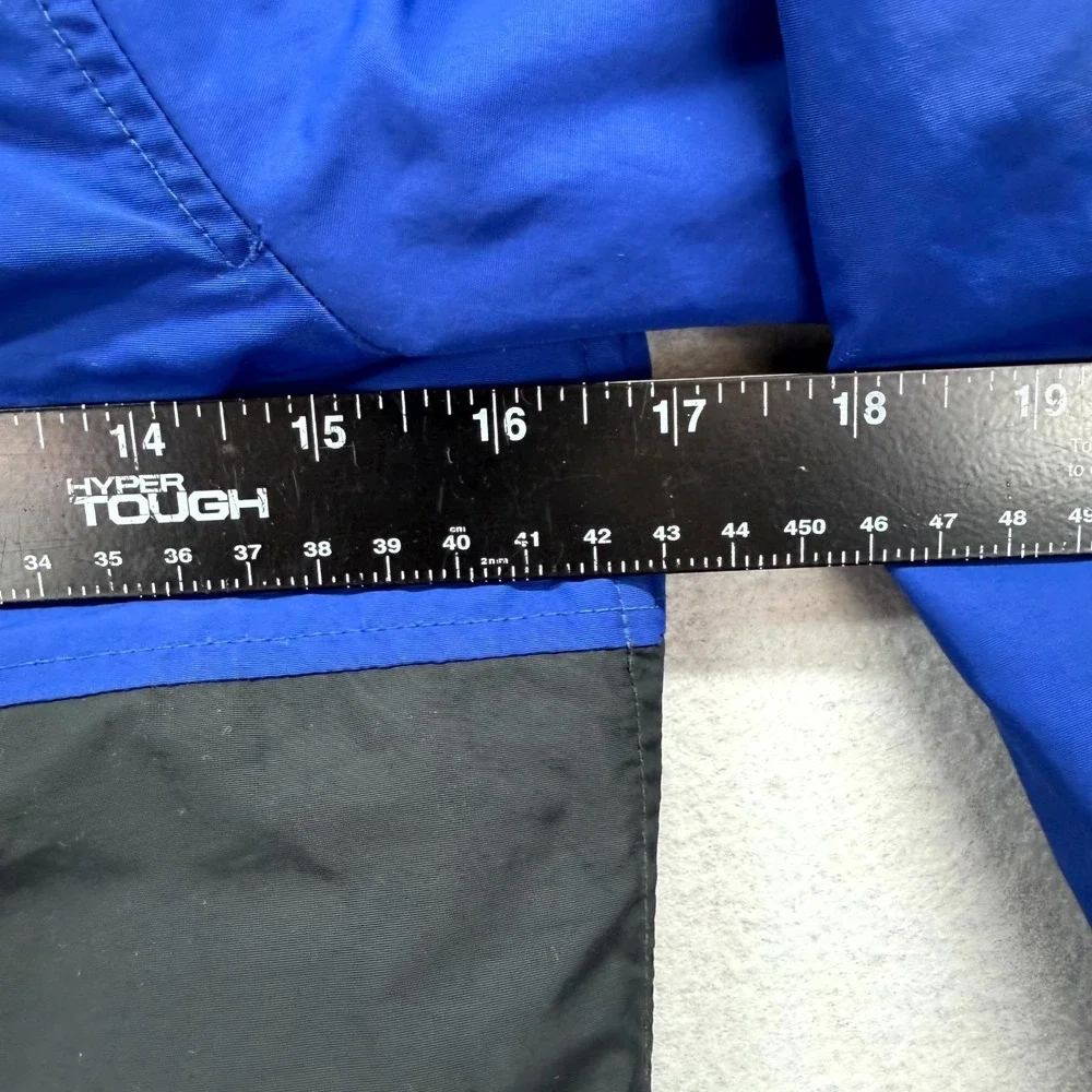 L.L.‎ Bean Warm-Up Insulated Jacket Kids S8 Blue Black Outerwear Hooded Full Zip